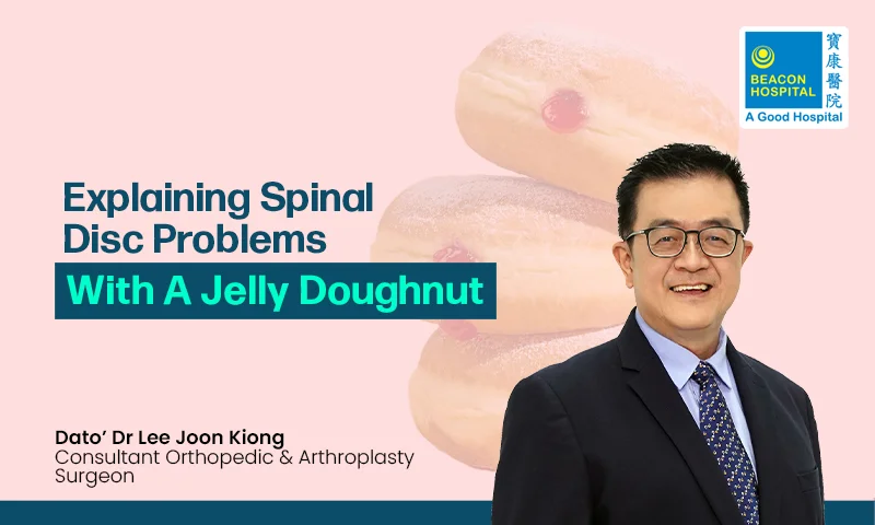 Dato’ Dr Lee Joon Kiong Consultant Orthopedic & Arthroplasty Surgeon - Explaining Spinal Disc Problems - Beacon Hospital - Blog Thumbnail EN