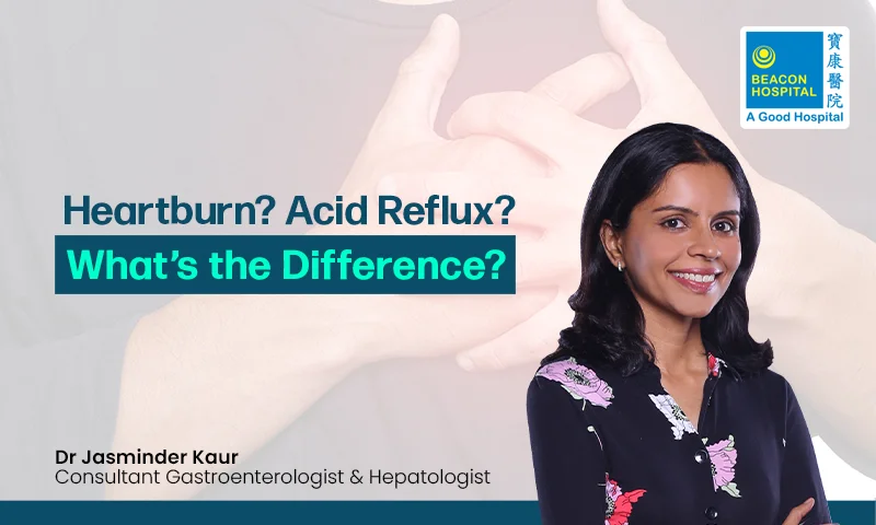 Dr Jasminder Kaur Consultant Gastroenterologist & Hepatologist - Heartburn - Beacon Hospital - Blog Thumbnail EN