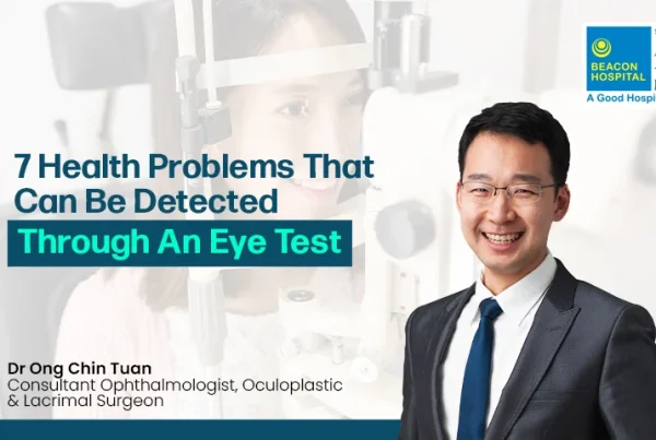 Dr Ong Chin Tuan Consultant Ophthalmologist, Oculoplastic and Lacrimal Surgeon -Detected Through An Eye Test - Beacon Hospital - Blog Thumbnail EN